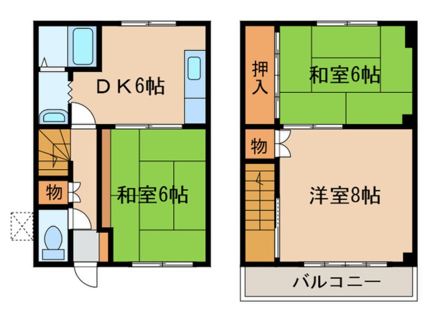 間取図 ドミトリースリールーム