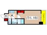 S-RESIDENCE熱田一番 1Kの間取り