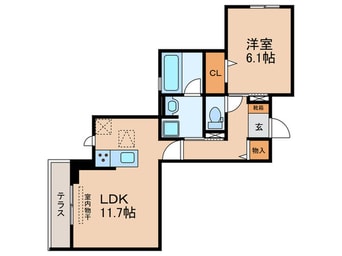 間取図 オリヴォ　フラガンテ