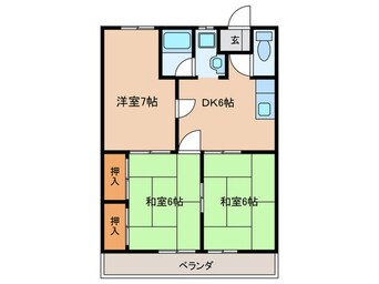 間取図 メゾンソレイユ