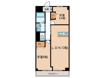 間取図 高杉ハイツ丹羽