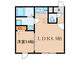 間取図 quador神宮西