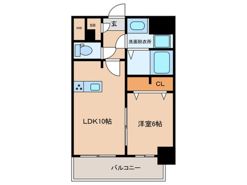 間取図 S-RESIDENCE古出来一丁目