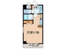 VILLAGE MEISEI 1Rの間取り