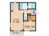 ＬＵＮＡ　ＣＯＵＲＴ 1LDKの間取り