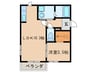 ＬＵＮＡ　ＣＯＵＲＴ 1LDKの間取り