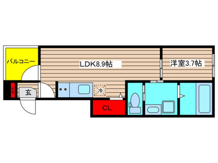 間取図 AYANA Residence 東海通