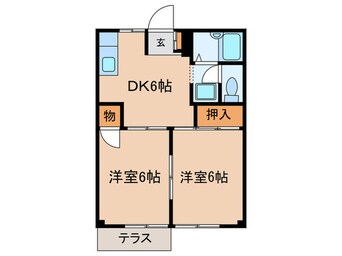 間取図 ハイツ柴山