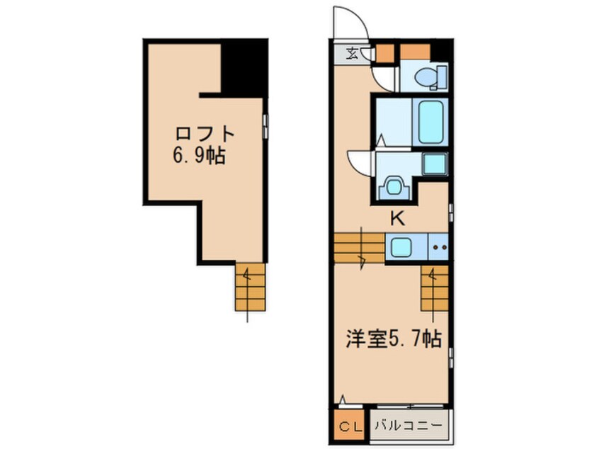 間取図 アオトゥーレ尾頭橋