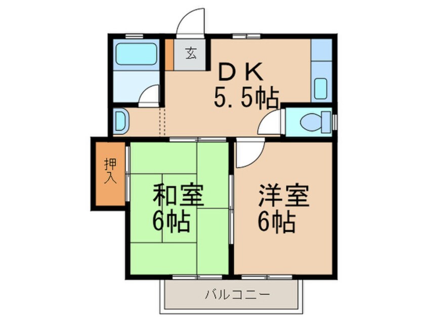 間取図 大治ハイツ