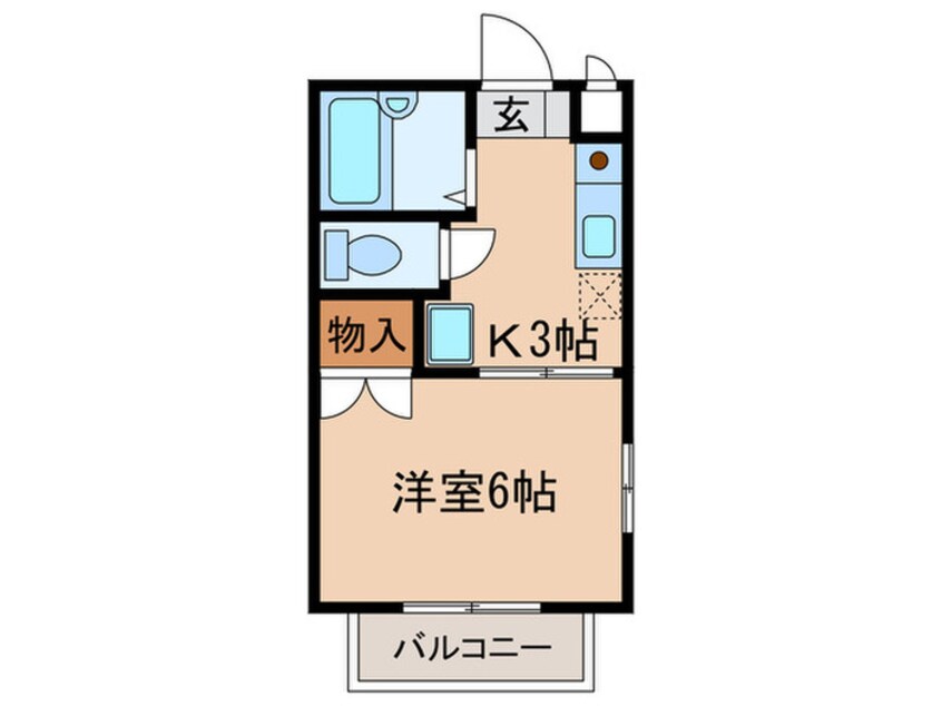 間取図 ドミ－ル塩池