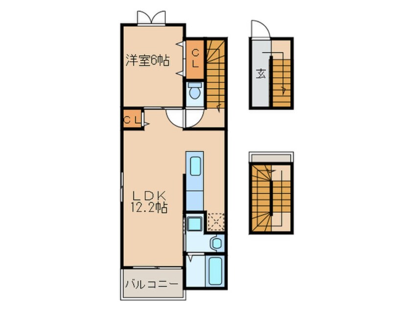 間取図 イル　レジーナⅡ