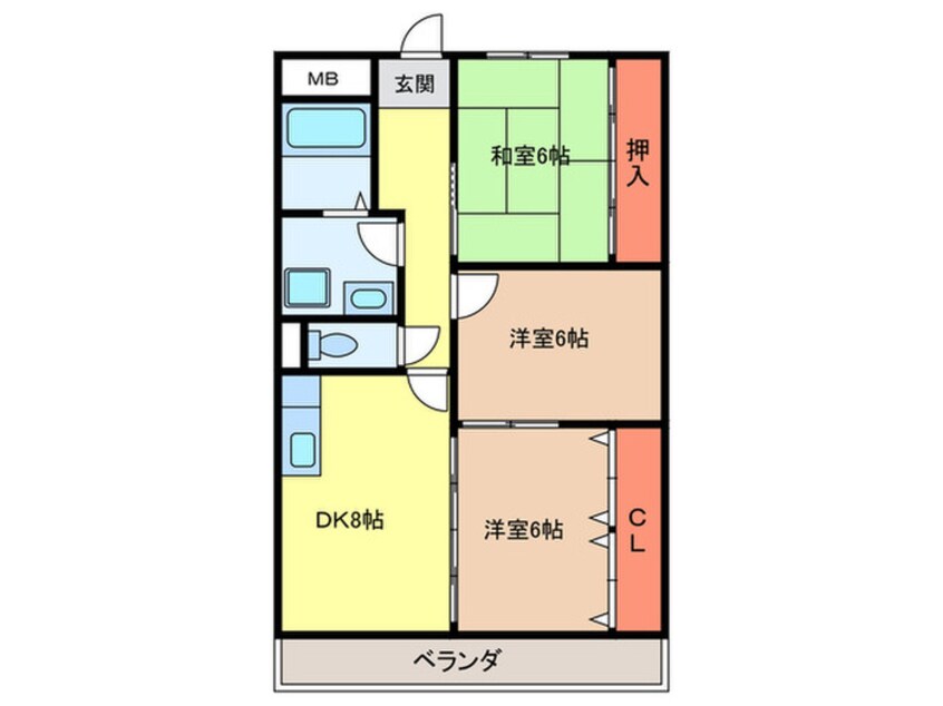 間取図 Ｌｉｍｐｉａ八千代