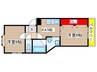 富士ハイツ 2Kの間取り