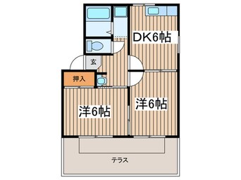 間取図 ハイツ白金