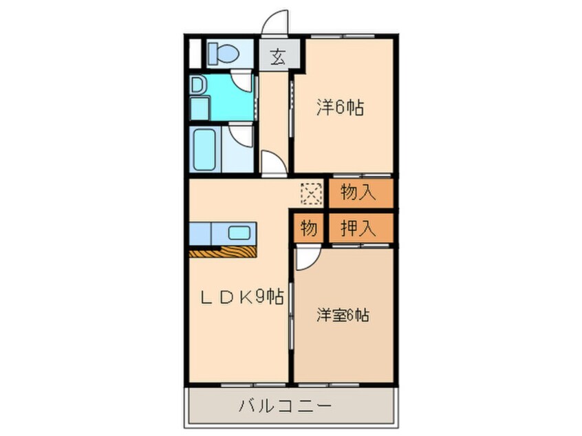 間取図 シャインハイム池端