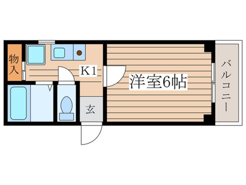 間取図 サンクオリティ鶴里