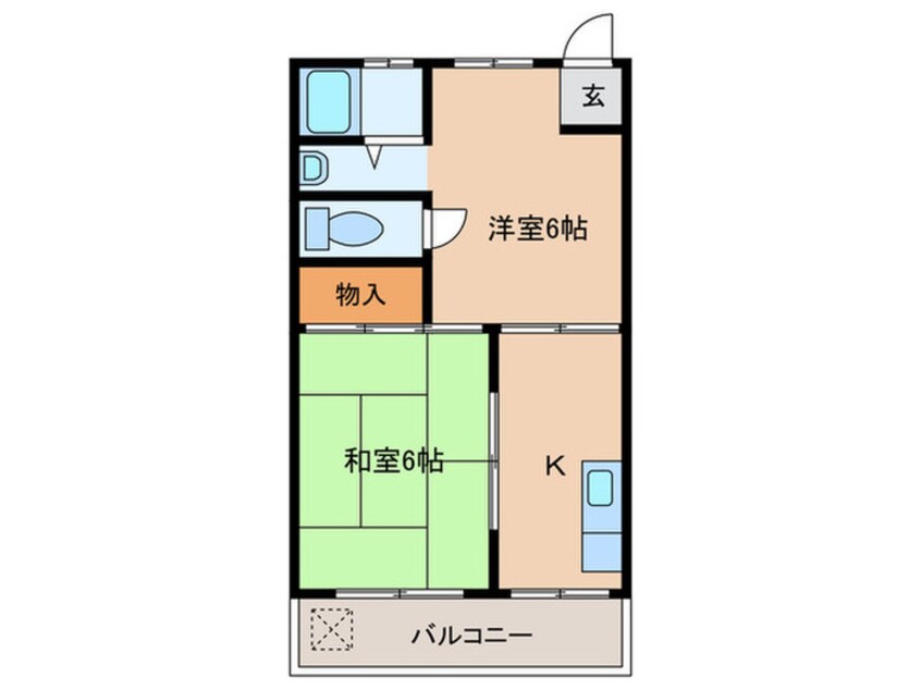 間取図 菫コーポラス