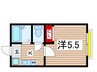 ユニハウス八事館 1Kの間取り