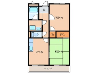 間取図 リンピア増田