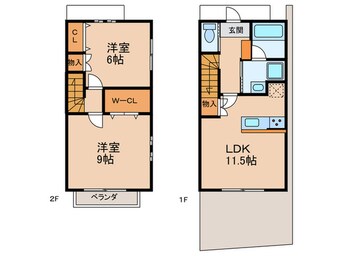 間取図 クレスト竹の山