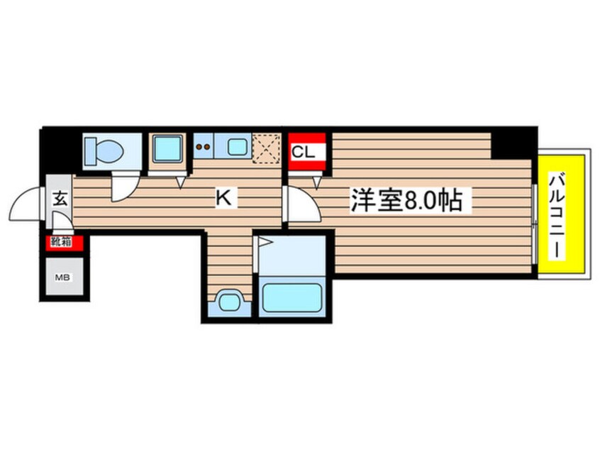 間取図 Ｄｏｒｆ Ｋａｍｉｍａｅｚｕ