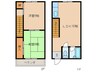 ＭＥＺＯ柚木颪Ⅱ 2LDKの間取り