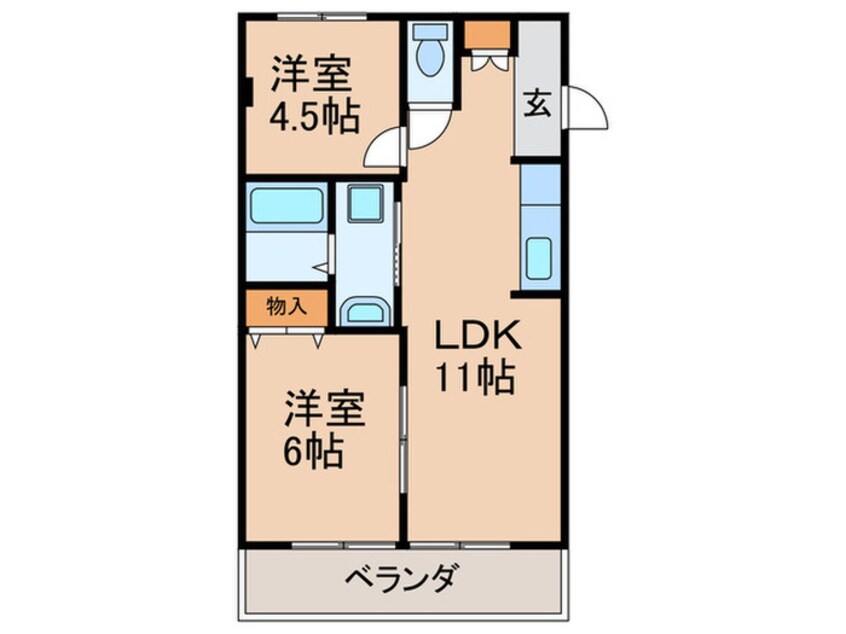 間取図 ハセガワ一社マンション