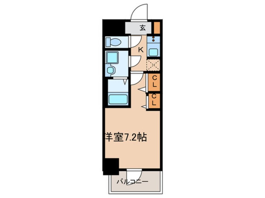 間取図 S-RESIDENCE栄四丁目