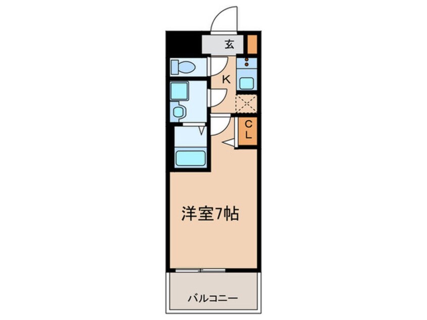 間取図 S-RESIDENCE栄四丁目