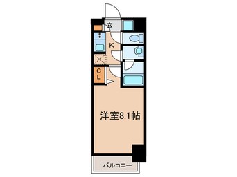 間取図 S-RESIDENCE栄四丁目