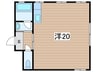 愛誠ビル 1Rの間取り