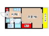ブリーズ２ 1Kの間取り
