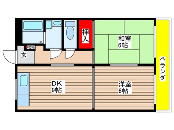 間取図 サンメゾン平針