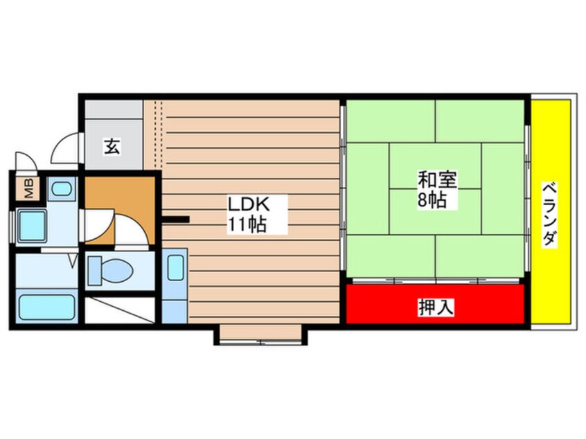 間取図 サンメゾン平針