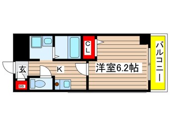 間取図 Ｋ　ｓ　Ｇａｒｄｅｎ泉
