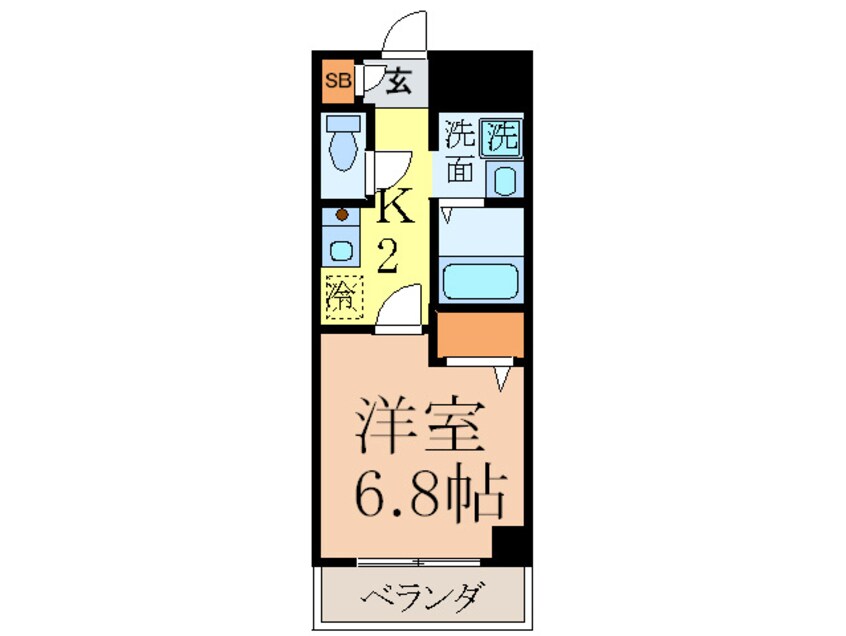 間取図 Ｋ　ｓ　Ｇａｒｄｅｎ泉