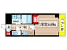 Ｋ　ｓ　Ｇａｒｄｅｎ泉 1Kの間取り