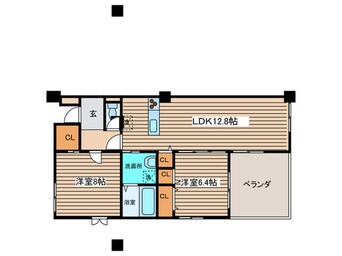 間取図 ＡＲＫ　ＰＬＡＴＺ