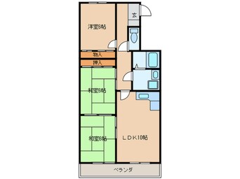 間取図 東綜ハンズマンション多加木