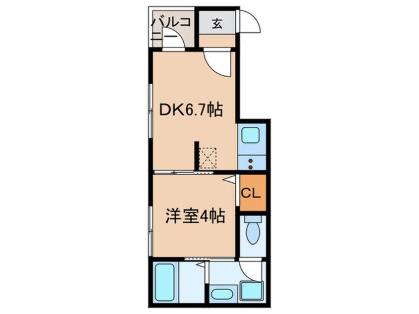 間取図 ハーモニーテラス坂井戸