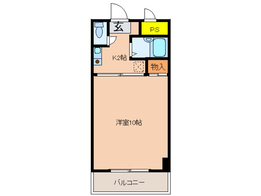 間取図 ﾒｿﾞﾈｯﾄときわ