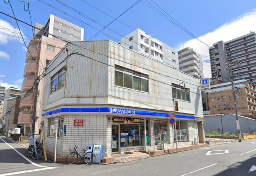 ローソン中区千代田店(コンビニ)まで88m ホーメストつるまい