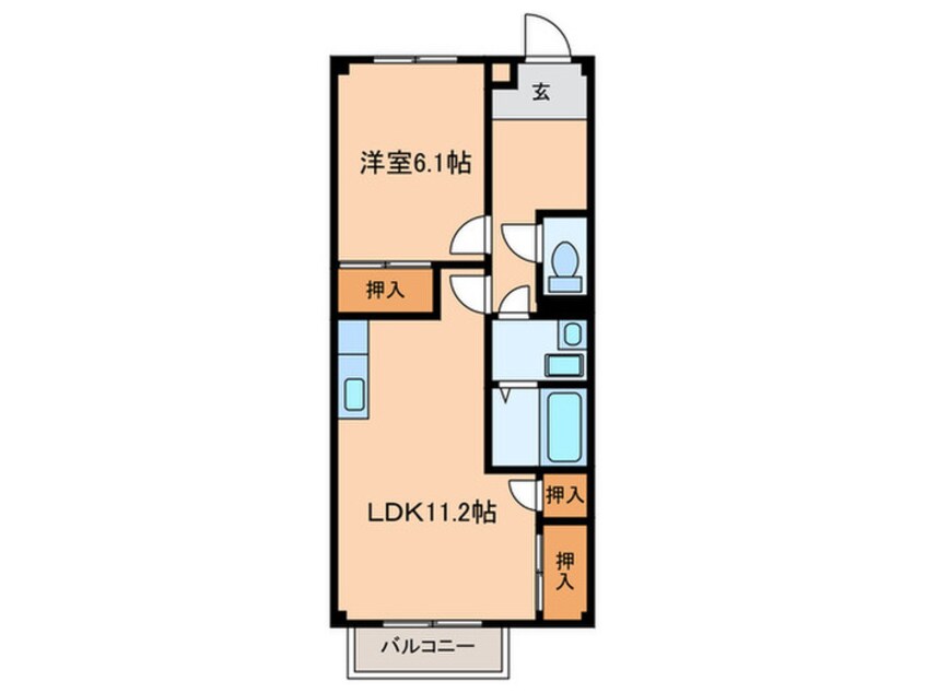 間取図 パークサイド康舟