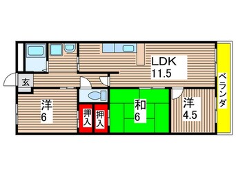 間取図 ハイネスバーグ御器所