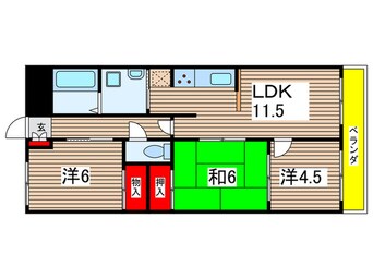 間取図 ハイネスバーグ御器所