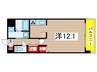 サニ－ストン瑞穂 1Rの間取り