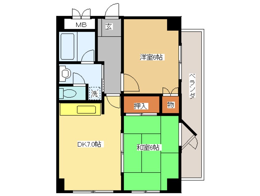 間取図 ファルコン熱田