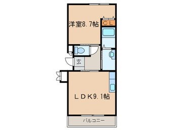 間取図 ハイネス・サンII