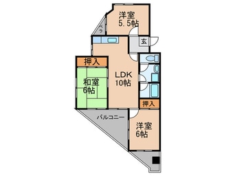 間取図 スカイパ－ク一社